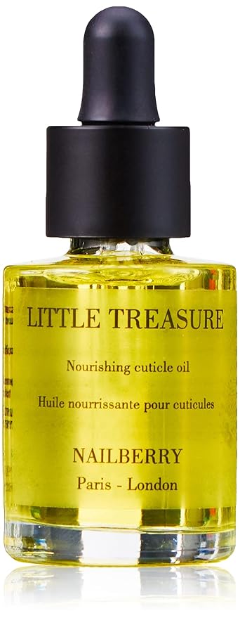 Little Treasure Nourishing Cuticle Oil | Multi-Vitamin Sweet Almond Oil | Nail & Cuticle Oil | Hydrates, Protects, & Rejuvenates | Vegan | Certified Halal and Cruelty Free | 12-Free | 11 ml