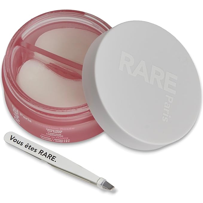 Exception Rosée - Regenerating Under Eye Patches - Hydrating & Brightening - With Ceramides & Omega-3 & 6 - Brightening, Firming & Revitalizing - Multi-Active Serum Formula - 30 Pairs