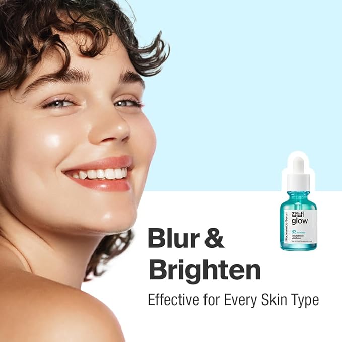 Niacinamide B3 Serum | Korean Pore Minimizer Glutathione Serum for face | Vitamin B3 & Multi Peptide Serum for Face | Glow Serum for Dark Spots | Glass Skin Korean Skincare - 1.01 fl oz (30ml)