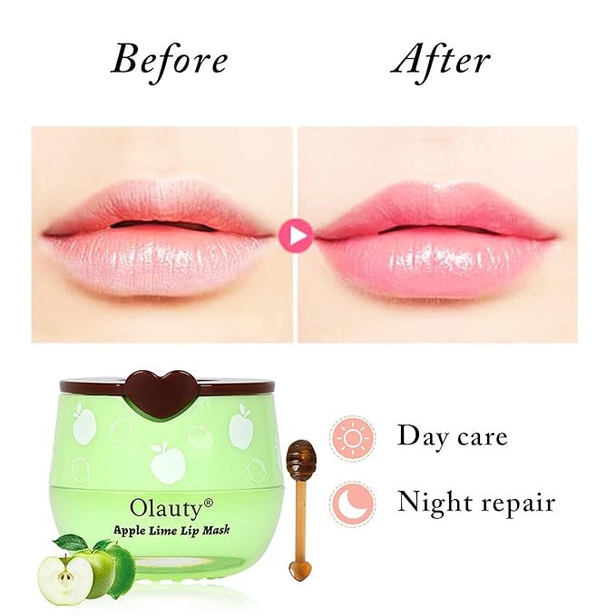 6 PCS Bee Lip Balm Honey Pot, Honey & Strawberry & Watermelon & Apple Lime & Cherry & Mint Lip Sleeping Mask Overnight, Bee Lip Balm Honey Pot Hydrating Prevention Dry and Cracked Lip Scrubs (Set B)