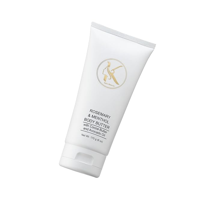 Katz Beauty Shea Butter Body Butter - Rosemary & Menthol, Long-lasting Hydration, Body Butter.