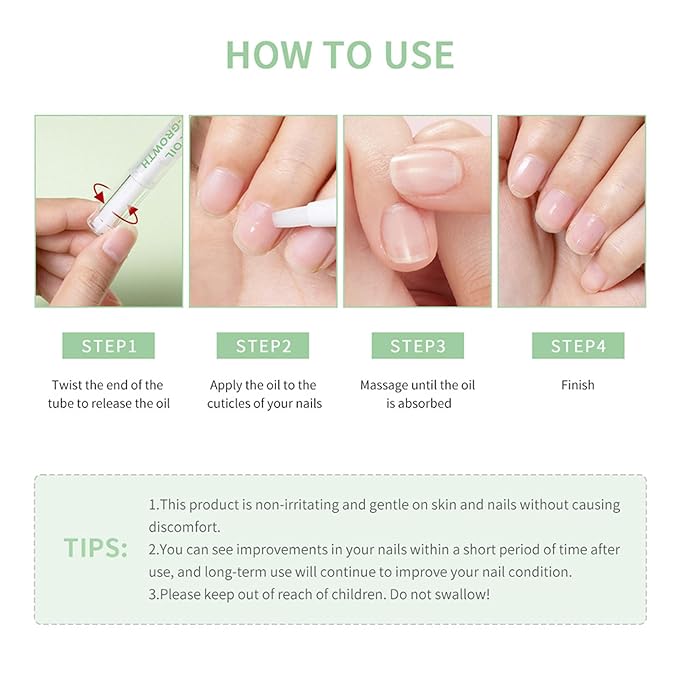 Cuticle Oil Pen, 2PCS Revitalizing Cuticle Oil Pen for Nails, Nail Oil for Nail Care & Nail Growth, Repaired Cuticles Overnight Cuticle Softener Nail Strengthener Protector Oil