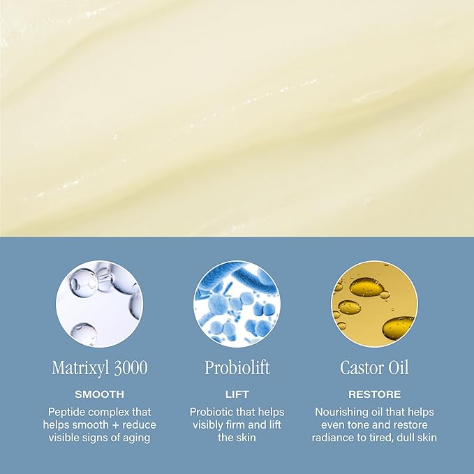 SKINN Age Reset Anhydrous Eye Balm with Probiolift - Firming Overnight Eye Balm Reduces Fine Lines, Wrinkles & Dark Circles - Anti-Aging Night Moisturizer with Probiotics Firms Skin