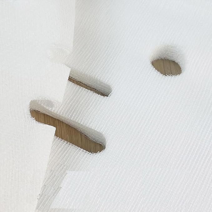 100 Sheets Gauze Mask Large Precut Gauze Face Masks Soft Gauze Face Pads White Net Face Gauze Mask Natural Spa Gauze Facial Mask Facial Skin Paper Sheet Gauze for Spa Beauty Salon