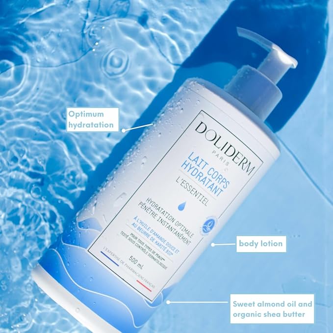 Hydrating Body Milk with Organic Shea Butter, Organic Sweet Almond Oil, and Allantoin – 500ml