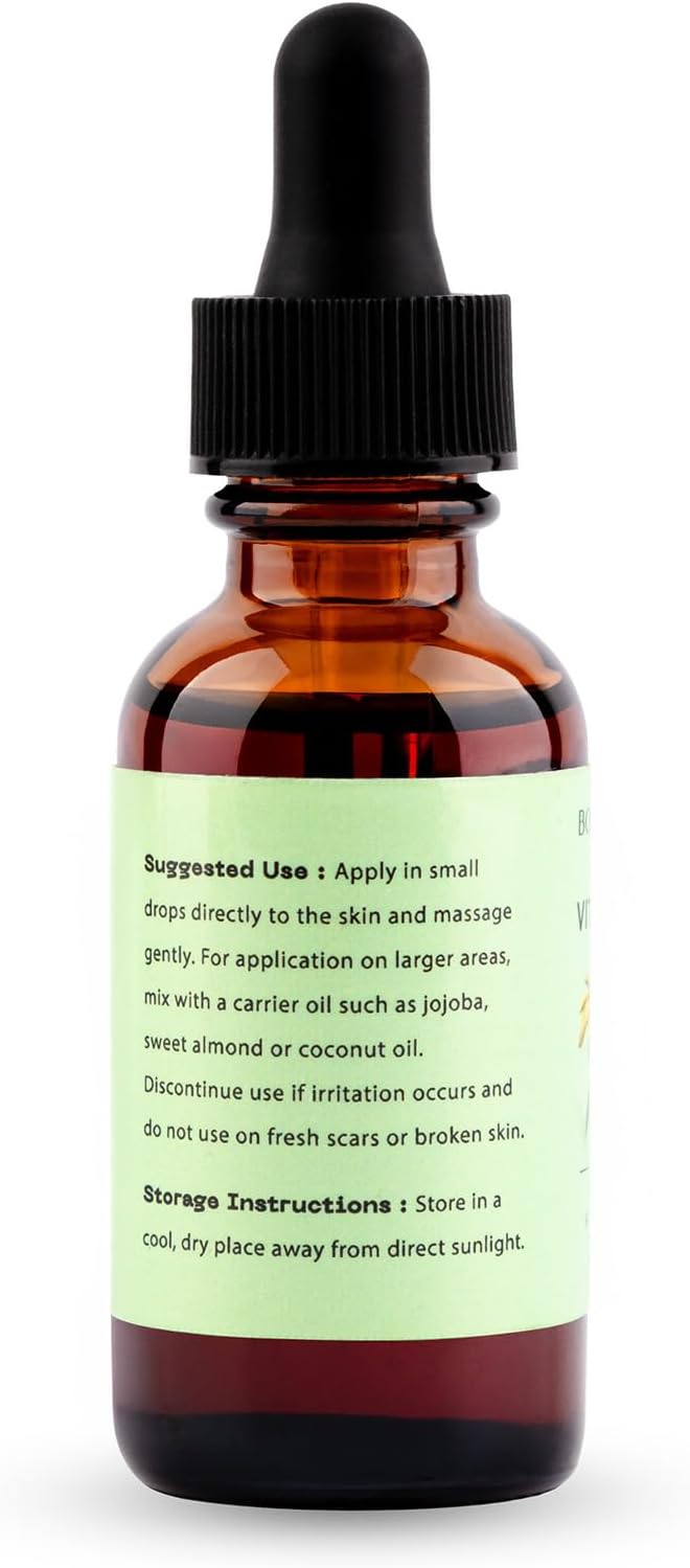 Natural Vitamin E Oil (>90% D-Alpha Tocopherol) | Pure & Undiluted Oil | Diminishes The Appearance of Scars, Wrinkles, & Other Skin Abnormalities | Non-GMO