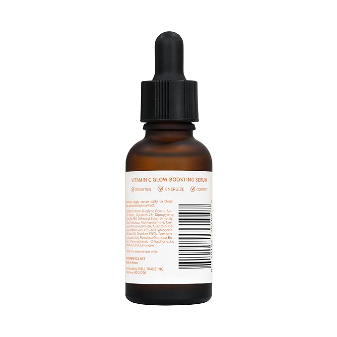 Vitamin C Booster Serum - Glowing, Rejuvenating & Enhancing Skin Radiance | Antioxidant | Lightweight | Korean Skincare (1 Fl Oz / 30ml)