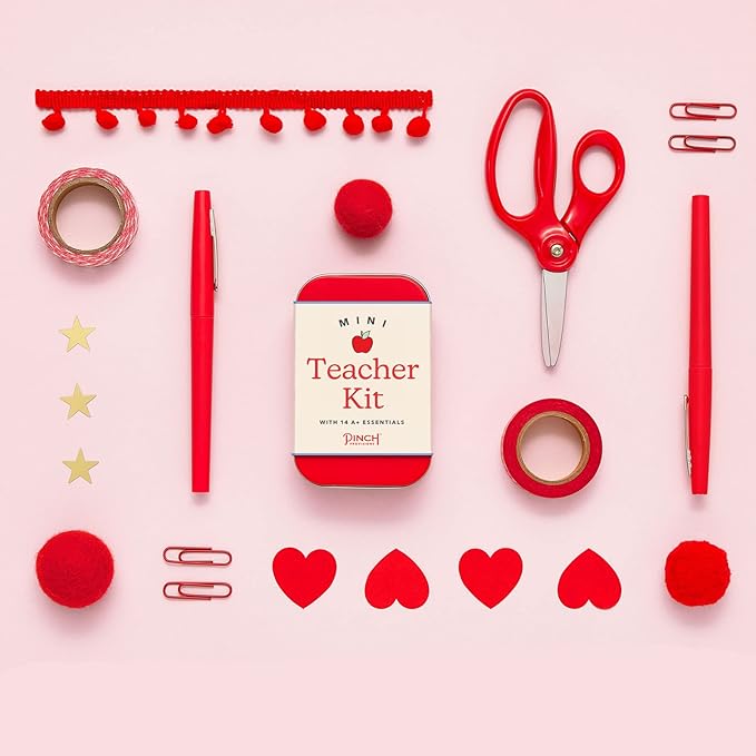 Pinch Provisions Unisex Teacher Kit - Includes 14 A+ Emergency Essential Items, The Ideal Gift for Your Favorite Teacher!