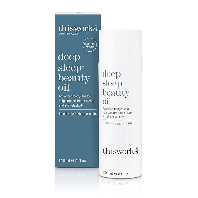This Works Deep Sleep Beauty Oil – Clinically Proven Nighttime Treatment with Bakuchiol & Botanical Oils, Improves Skin Elasticity & Barrier Function, 5 Fl Oz