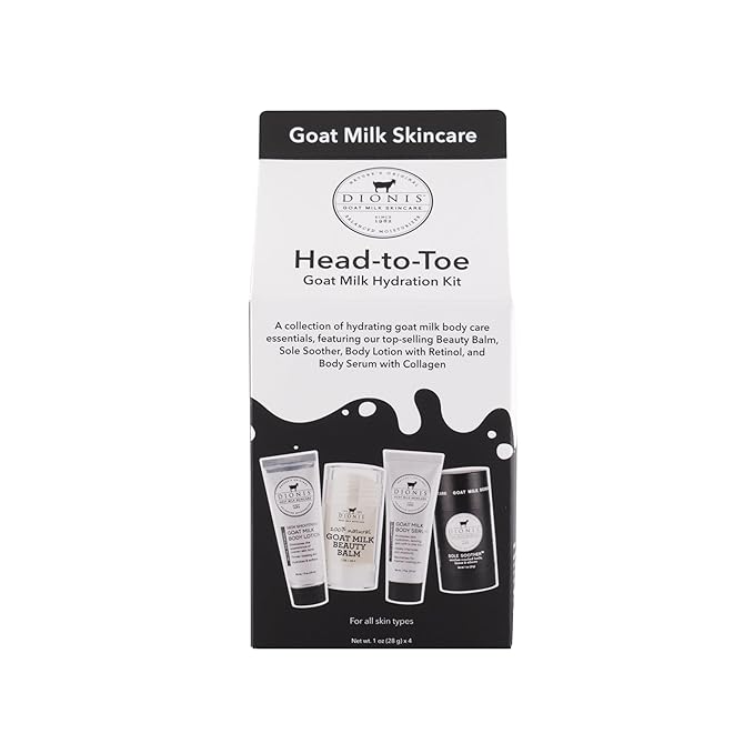 Dionis Head to Toe Hydration Kit For All Skin Types - Beauty Balm, Body Lotion, Body Serum, and Sole Soother For Smoother and Glowing Skin