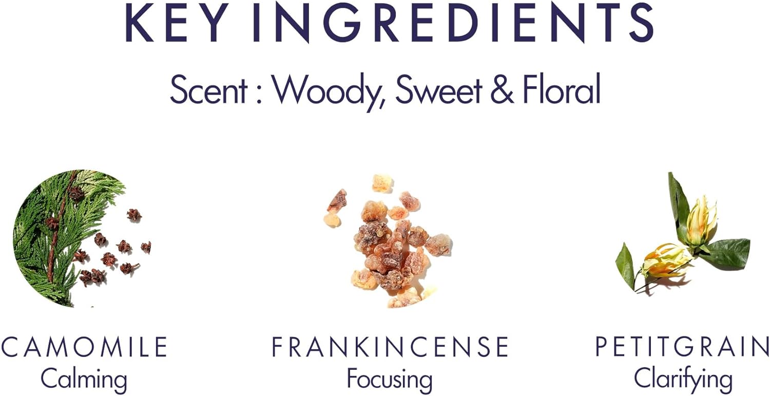 Aromatherapy Associates De-Stress Mind Bath and Shower Oil, Natural Body Oil to Calm Mind, Body and Spirit, Made with 3 Essential Oils (1.86 oz)