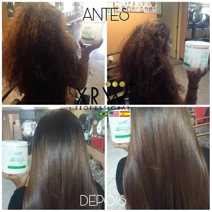 Hair Bottox Amazon XRW with Argan Oil and Apple Extract. Intense Hydration, Reduces frizz, Replenishes Hair Mass