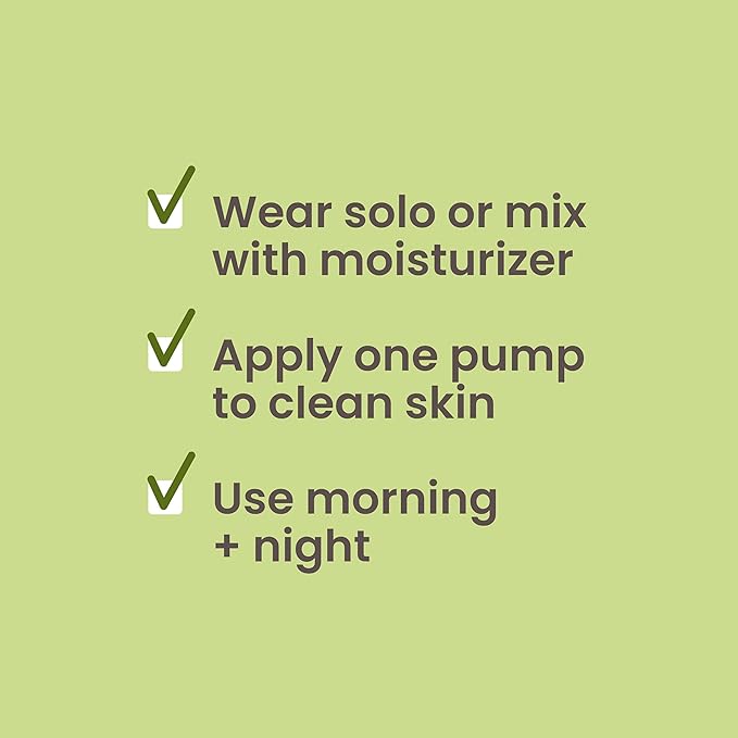 Burt's Bees Green Tea Face Serum, Protects & Improves Skin Tone with Antioxidant Rich Green Tea & Lotus, Naturally Brightening & Firming, Lightweight - Antioxidant Booster Serum (1 oz)