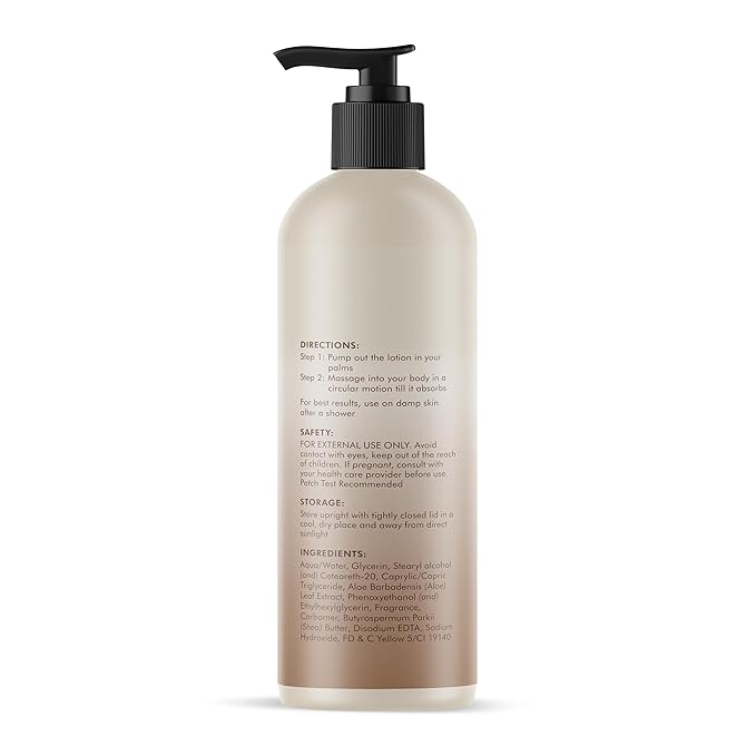 Majestic Pure African Shea Body Lotion with Aloe Leaf Extracts | Nourishing & Moisturizing | Quick Absorbing, Lightweight & Non Greasy | For All Skin Types | For Women & Men | 16fl oz