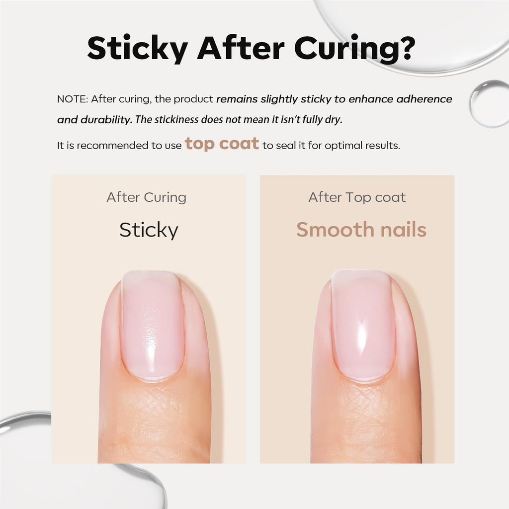 modelones Builder Nail Gel, 7-in-One Clear Builder for Nails, LED Lamp Cured Color Rubber Base Gel Polish Coat Strengthener Thickening Extension Rhinestone Glue in a Bottle for DIY Home Salon Gifts