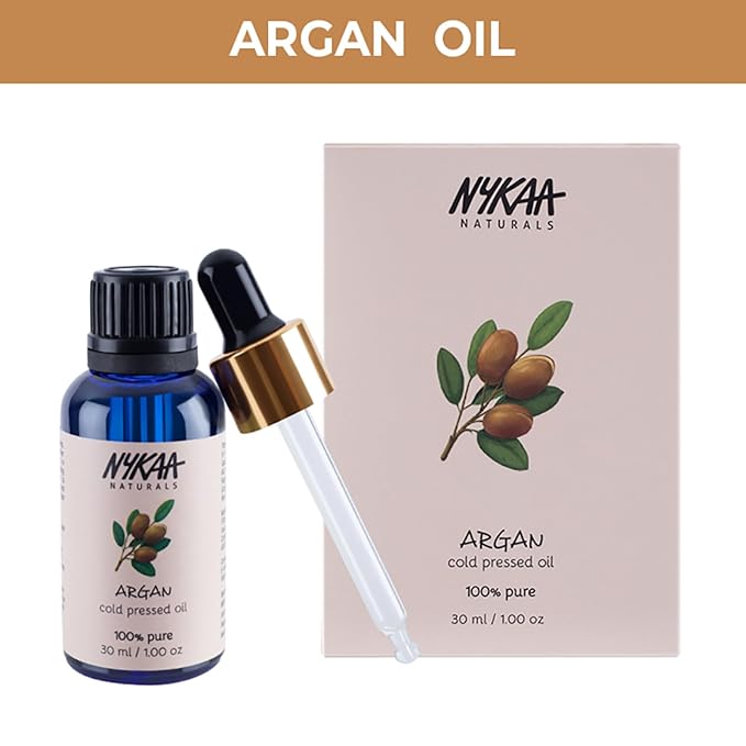 Nykaa Naturals 100 Percent Pure Cold Pressed - Argan for Women - 1 oz Oil