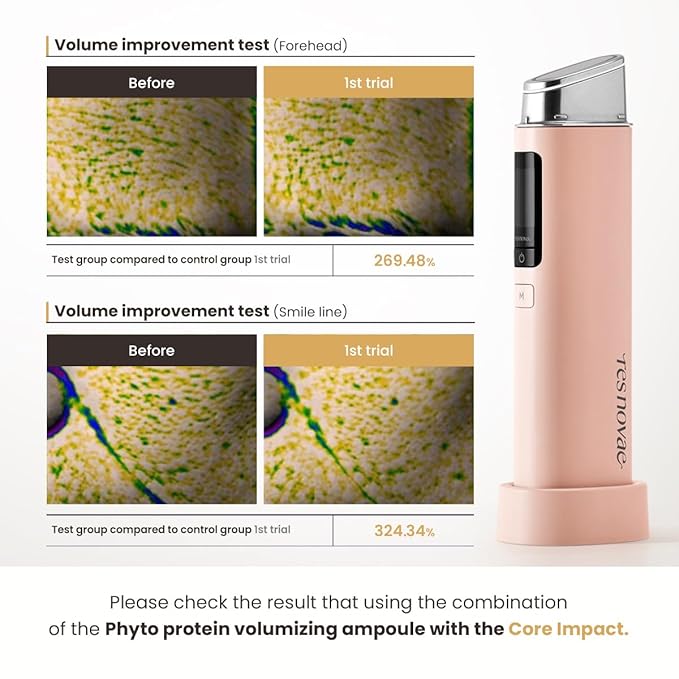 Phyto Protein Volumizing Serum – 30ml (1.01 fl oz) Facial Treatment with Botanical Extracts and Peptides – Skin Firming, Radiance Boost, Hydrating, Plumping, Tone Enhancing