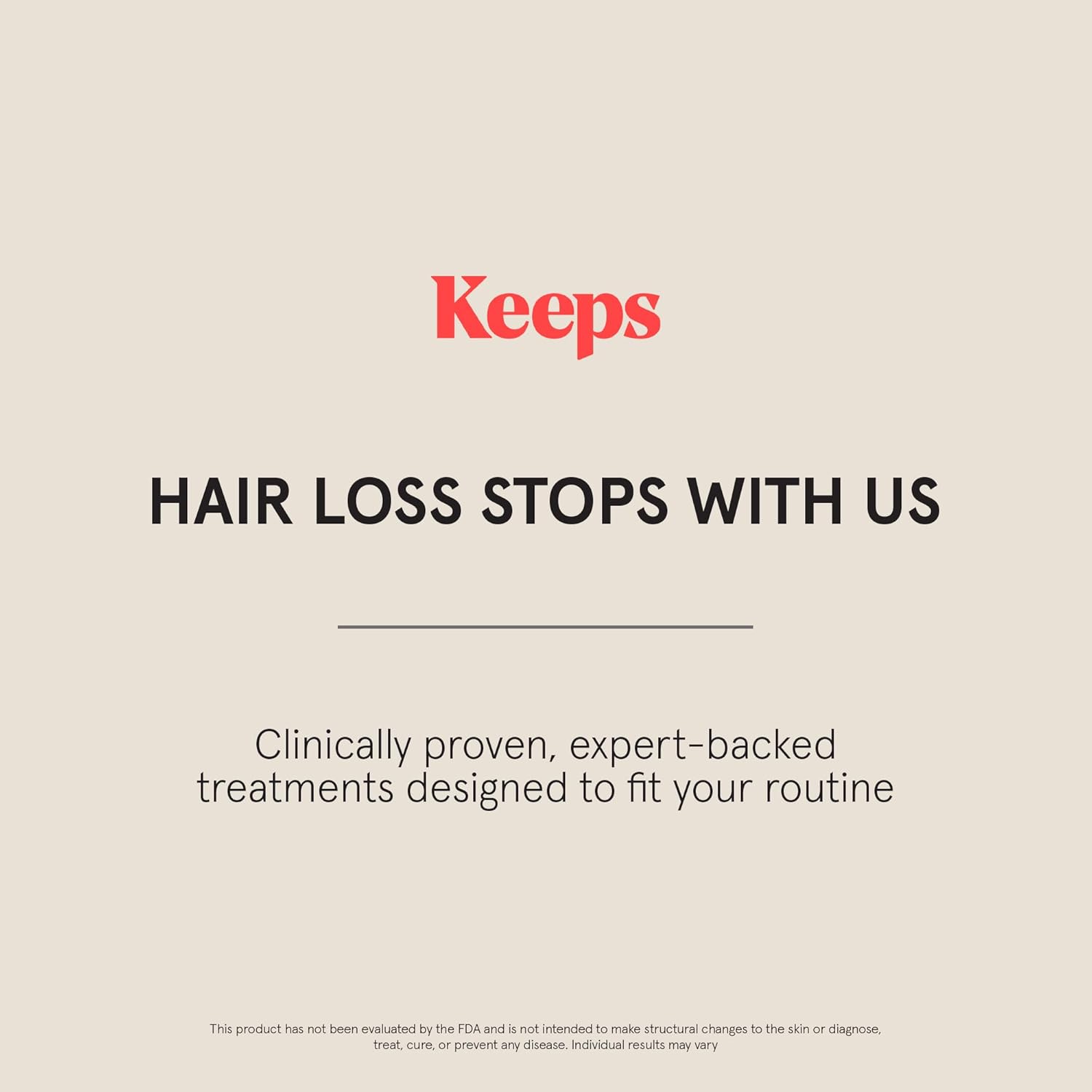 Keeps Extra Strength Minoxidil for Men Topical Hair Growth Serum, 5% Solution Hair Loss Treatment - 3 Month Supply (3 x 2oz Bottles with Dropper) - Slows Hair Loss & Promotes Thicker Hair Regrowth