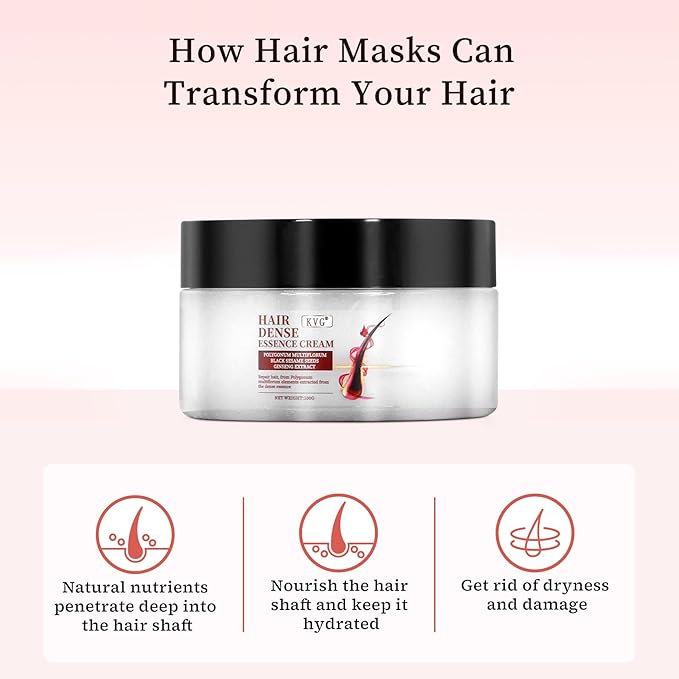 KVG Hair Growth Spray & Hair Mask for Women Men Strengthen Weak Hair & Stop Hair Loss