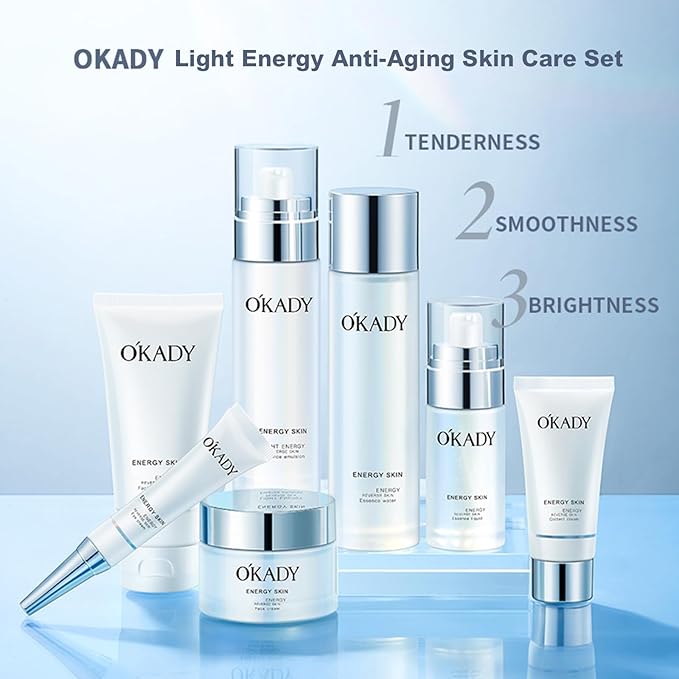 O’KADY Anti Aging Facial Skin Care Set Birthday Gifts for Mom Anniversary Gifts Products Skin Beauty Care Skincare Kits With Gifts Sets Care Package For Women Mother's Days