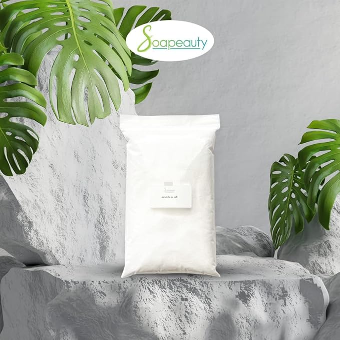 Soapeauty Dendritic Salt Scrub 3 lbs | Premium Fine Salt Grain Body Scrub, Milk Bath, Exfoliants for Relaxation
