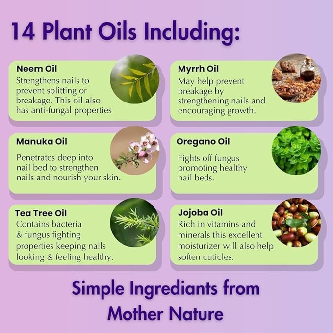 All Natural Nail Oil Cuticle PEN by MONA Brands | Restores & Protects Damaged Cuticles & Nails | Moisturizes, Strengthens, Soothes, Shines | (1-PK LAVENDER (2.5 mL))