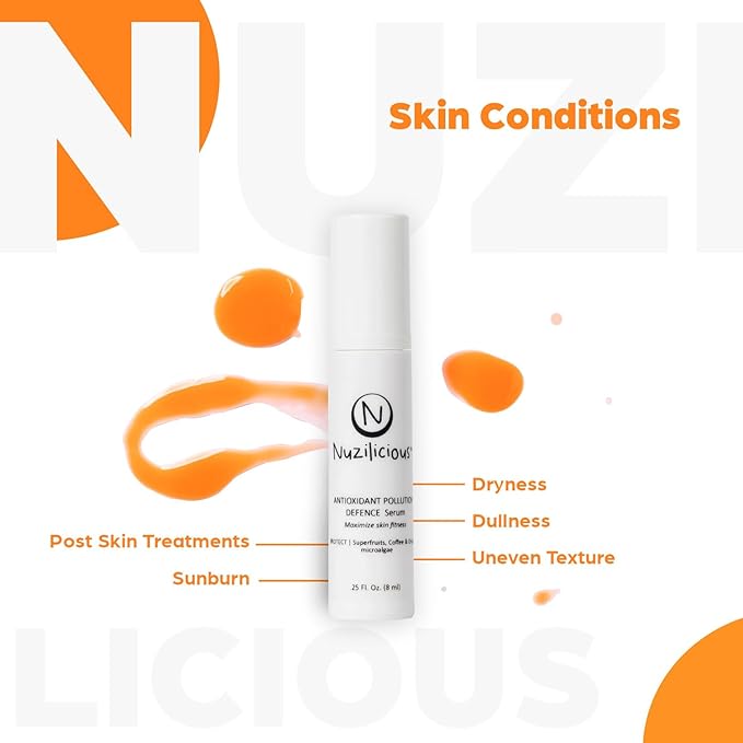 Professional Grade Advanced Skin Defense Serum with Superfruits & Antioxidants – Hydrates, Enhances Radiance & Protects Skin, Vegan & Cruelty-Free, (0.25 oz)