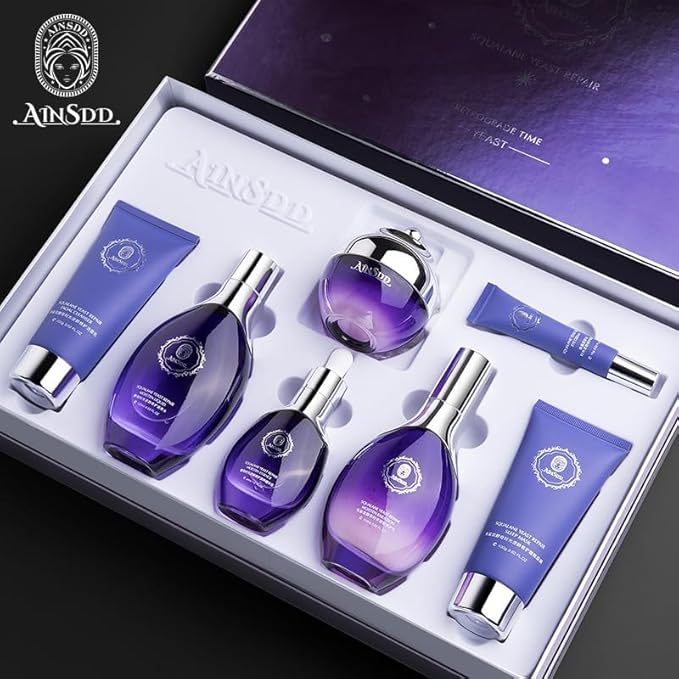 Anti-Aging 7 Piece Skincare Set Anti-Wrinkle Skin Care Kit for Women