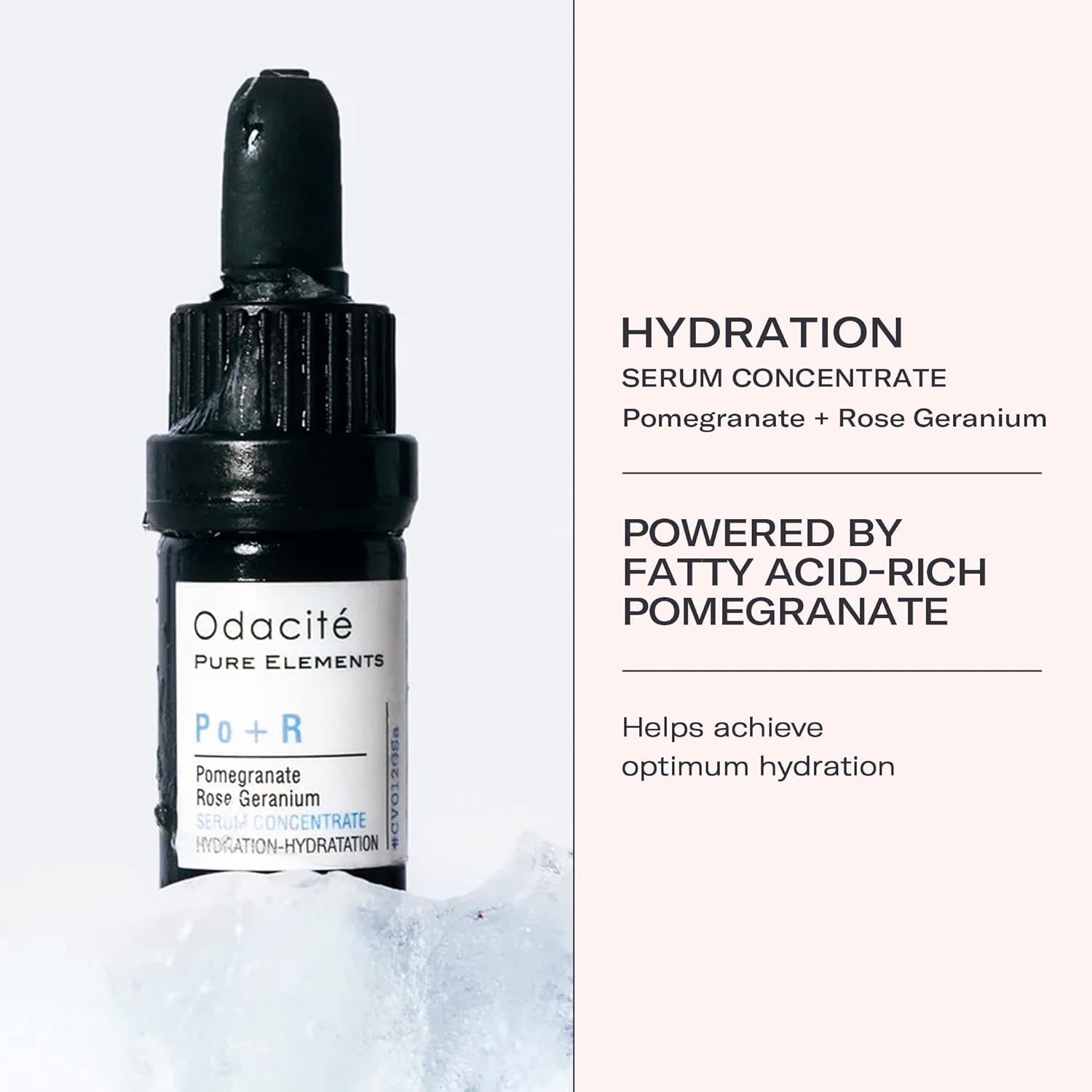 Odacité Hydrating Serum Concentrate with Pomegranate & Rose Geranium - for Hydration & Glow - Hydrating & Nourishing Anti-Aging Facial Oil Concentrate Enhance Skins Moisture Barrier - 0.17 fl. oz