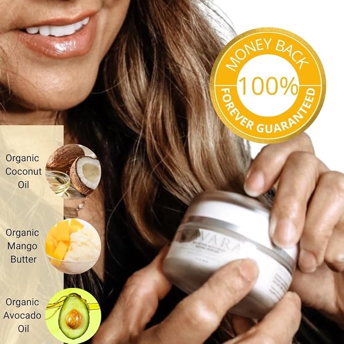 Face Moisturizer Cream, Anti Aging, Natural, and Organic Facial Lotion with Hyaluronic Acid, Shea Butter, Jojoba, Rosehip, and Kukui Oil, For Women And Men