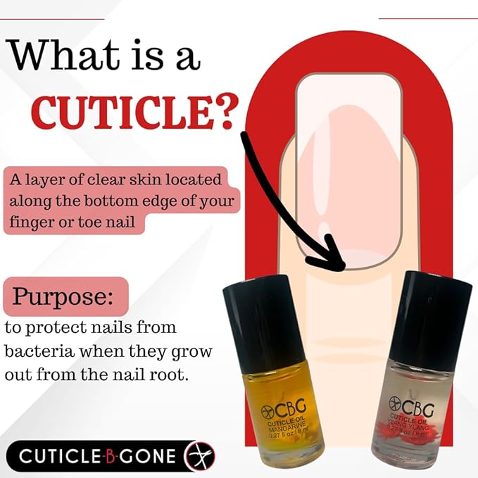 Cuticle Oil for Nails, Hydrating Cuticle Oil, Softens Dry Cuticles, Moisturizes Nail Beds, Conditions Skin, Smooths Rough Edges, Supports Nail Care, Mandarine, 0.27 Fl Oz