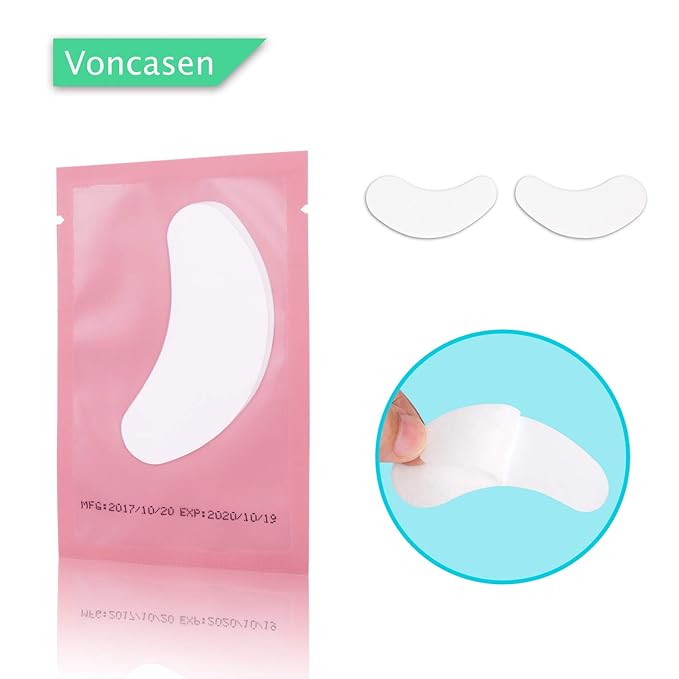 100 Pairs Set Gel pads for eyelash extensions, Comfy and Cool Under Eye Pads for Eyelash Extensions Eye Patches Beauty Tool