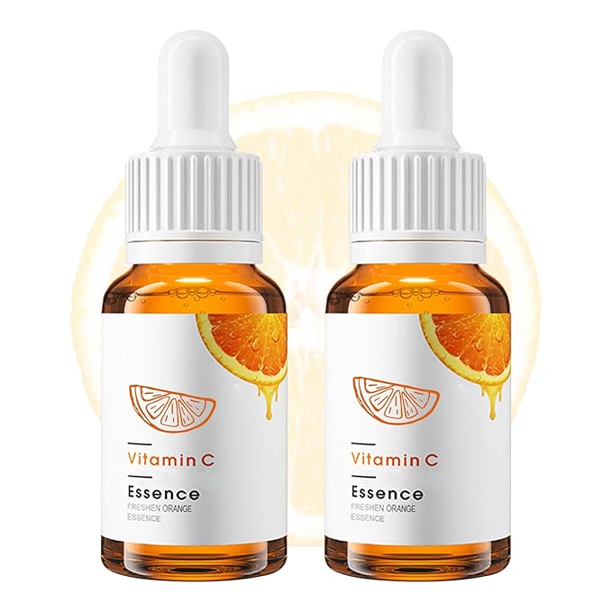 2PCS Vitamin C Face Serum,Vitamin C Serum for Face,Moisturising & Hydrating Skin,Nourishing Face Serum for Daily Skin Care