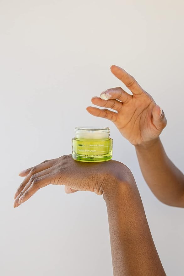 KORRES Santorini Grape Poreless Skin Power Duo - Cream & Velvet Skin Drink, 2 Piece Set