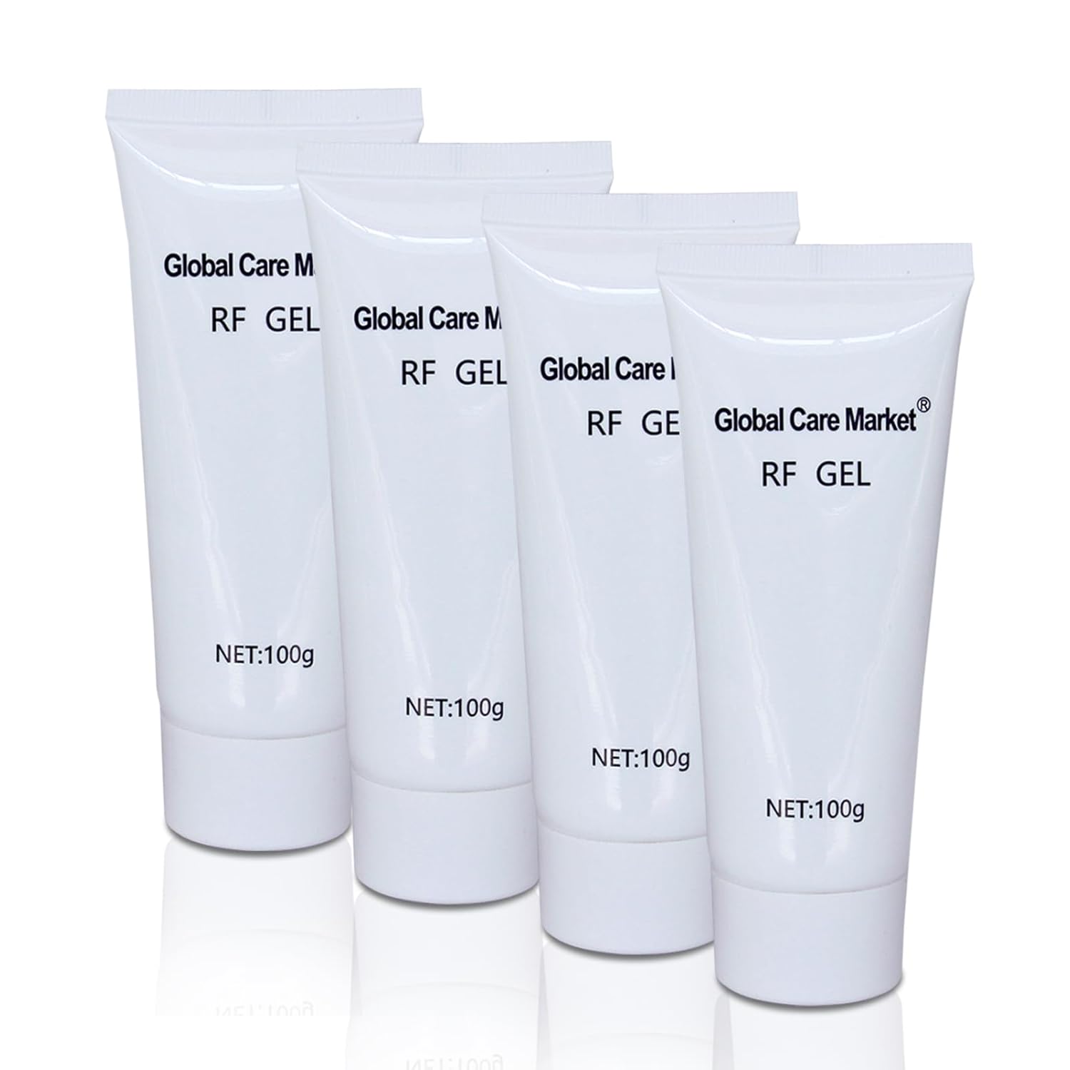 RF Gel 4 Pack-Conductive Gel for Facial Microcurrent, Hydrating Cream for Use With Radio Frequency Face and Body Machines, Skin Cooling Primer for IPL Hair Removals
