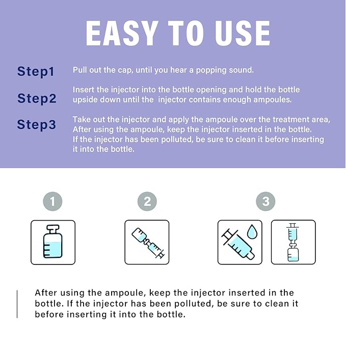 Stem Cell Serum for Face, Microneedling Serum, Anti Aging & Smooth Wrinkles, Stem Cell Ampoule to Use with and Without Micro Needling