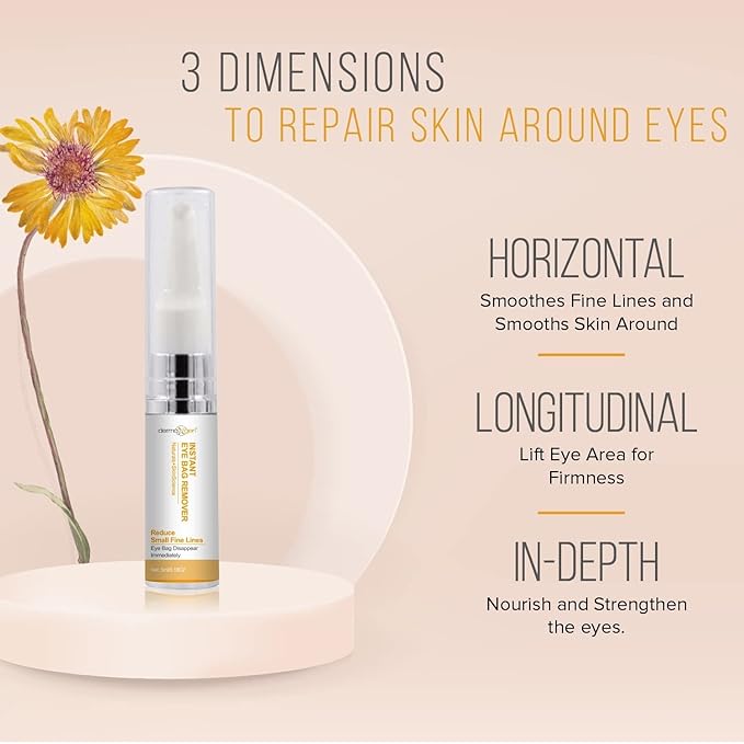 Instant Eyebag Remover Anti Aging Reduce Dark Circles, Puffiness, Under Eye Bags, Wrinkles & Fine Lines For Men & Women