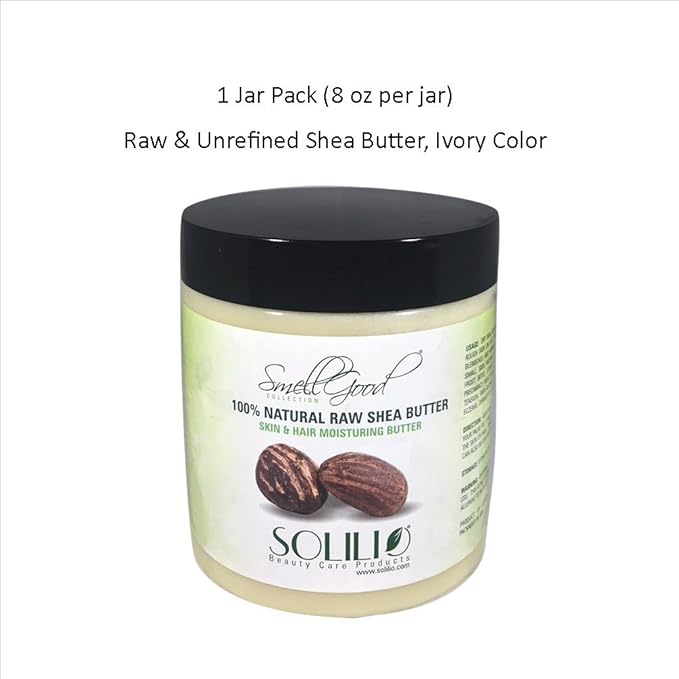 African Shea Butter Pure Raw Unrefined Ivory **Doubled Filtered** (8oz)