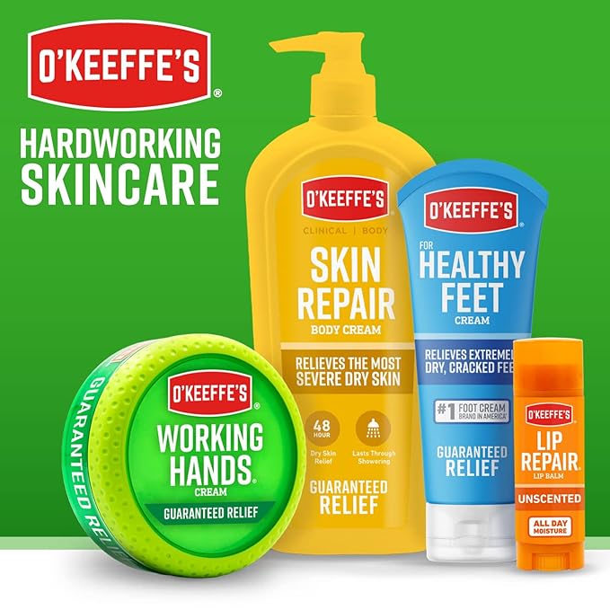 O'Keeffe's for Healthy Feet Intense Renewal Cream with Alpha Hydroxy Acid - 3 oz Tube (1 Pack) - Softens and Exfoliates Extremely Callused, Dry Feet