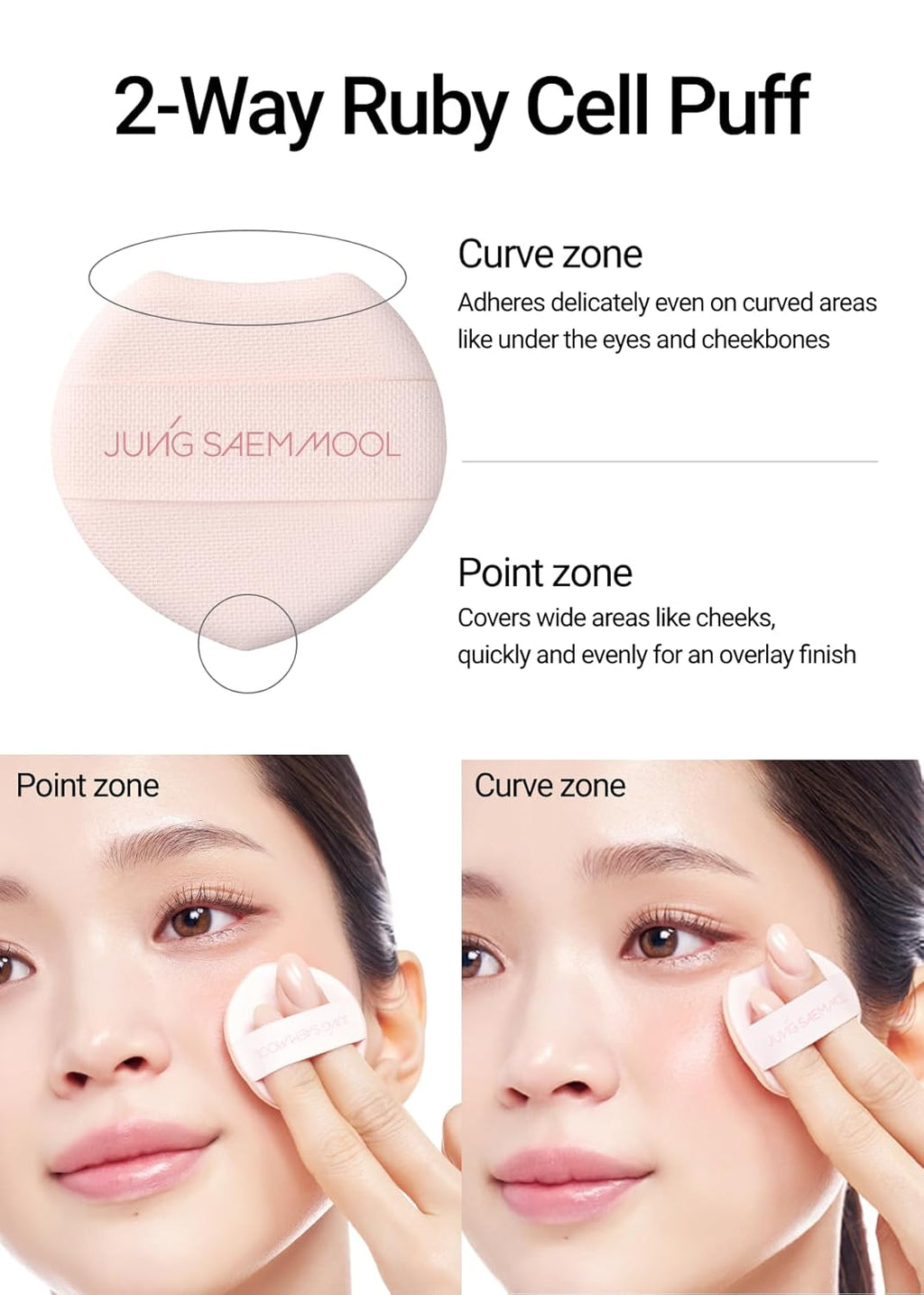 JUNGSAEMMOOL Artist Cushion Blush (Plop Berry) | Easy to Blend, Lightweight, Hydrating Korean Makeup Cushion Blush for Dewy & Glowing Cheeks