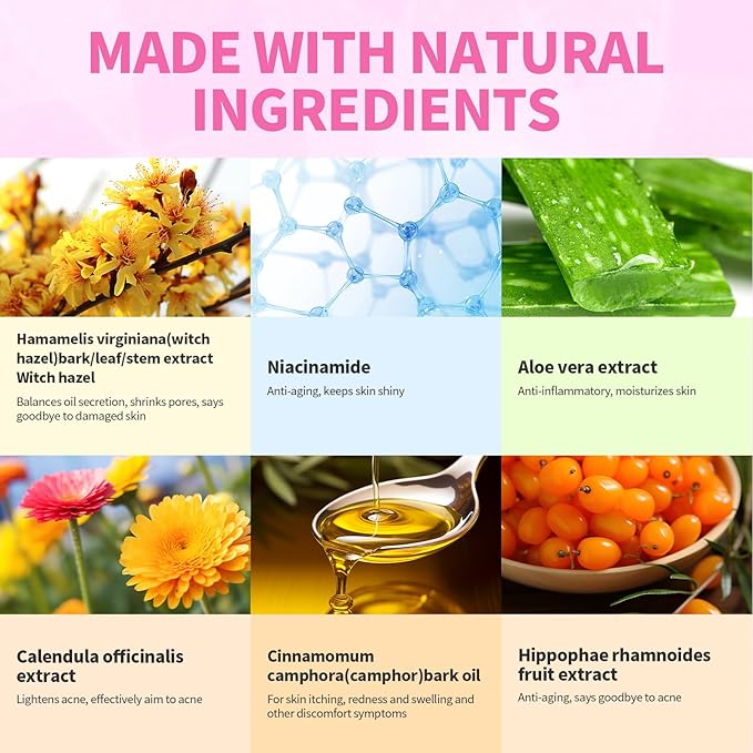 Acne Serum for Face, Back and Body, Gentle Skin Care for Acne Prone Sensitive Skin | For Women & Men