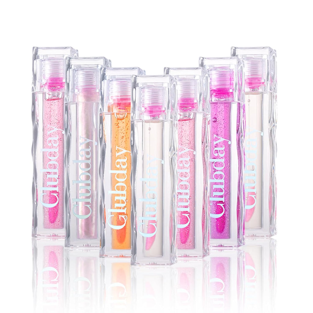 Color Changing Lip Oil, Magic Warm Change Moisturizing Lip Balm, Fruit Flavoured No-Sticky Plumping Lip Oil Long Lasting Hydrating High Shine Lip Care 0.16oz/4.5ml (2Pcs Set)-03