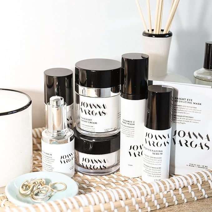 Joanna Vargas Face Serums for Anti Aging with Epidermal Growth Factors for Skin Restoration & Reconditioning - Revitalizing Night Face Serum for Women to Reduce Fine Lines - Hydrating Serum for Face