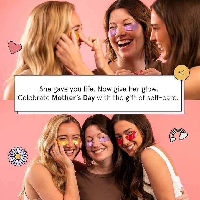 grace & stella Award Winning Under Eye Mask (Blue, 24 Pairs) Reduce Dark Circles, Puffy Eyes, Undereye Bags, Wrinkles, Gel Under Eye Patches, Birthday Gifts for Women - Vegan Cruelty-Free Self Care