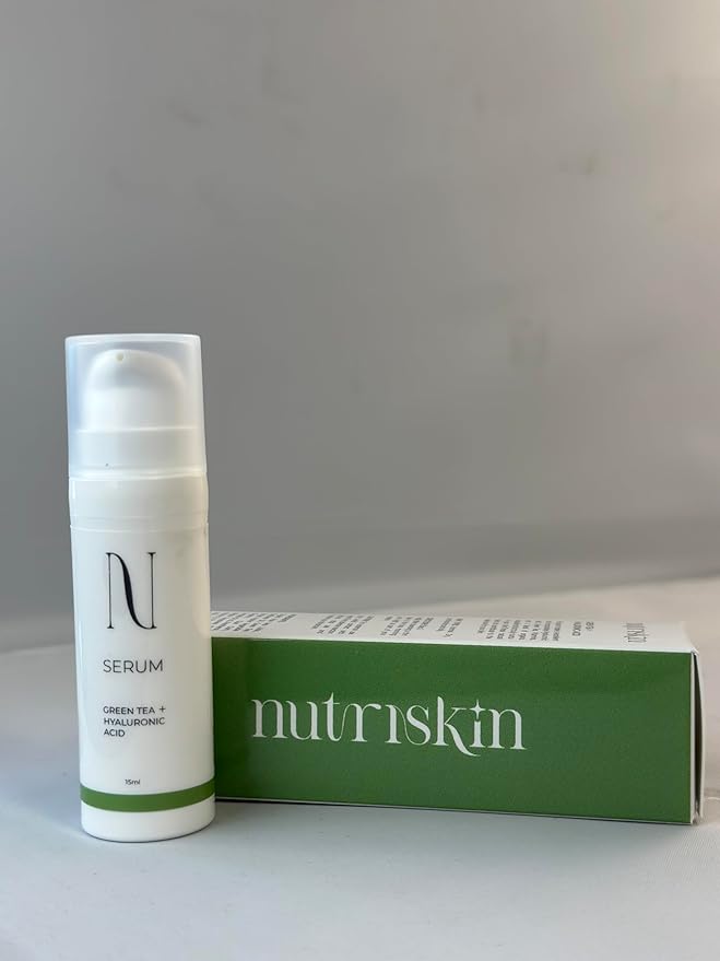 Green tea and hyaluronic acid serum anti-aging, 1 Ounce (Pack of 1)