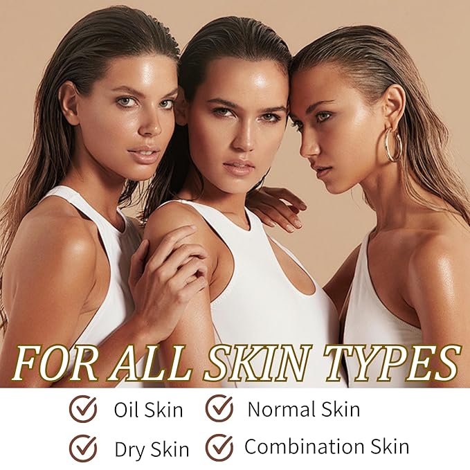 Body Shimmer Oil - Shimmer Body Oil - Moisturizing Gold Brown body Glitter for Women - - Long-Lasting Shimmering Highligter - Summer Essentials for Women - with Applicator Glove with Thumb