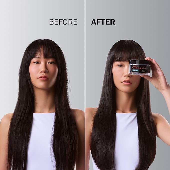 TRUSS Miracle Hair Mask - Hair Care for Women & Men Formulated with Blend of Oils & Nano Repair Technology - Hydrating, Detangling & Nourishing Conditioning Treatment for Damaged Strands (8.8 oz)