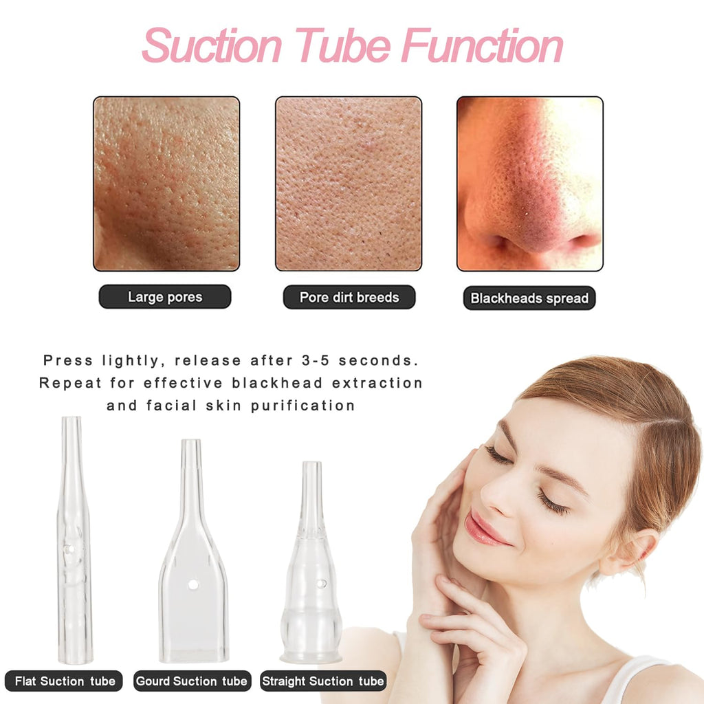 Diamond Microdermabrasion Machine Professional Beauty Facial Skin Care Equipment Microdermabrasion Device with Vacuum Spray for Salon Personal Home Use(Strong Suction Power: 65-68cmhg)