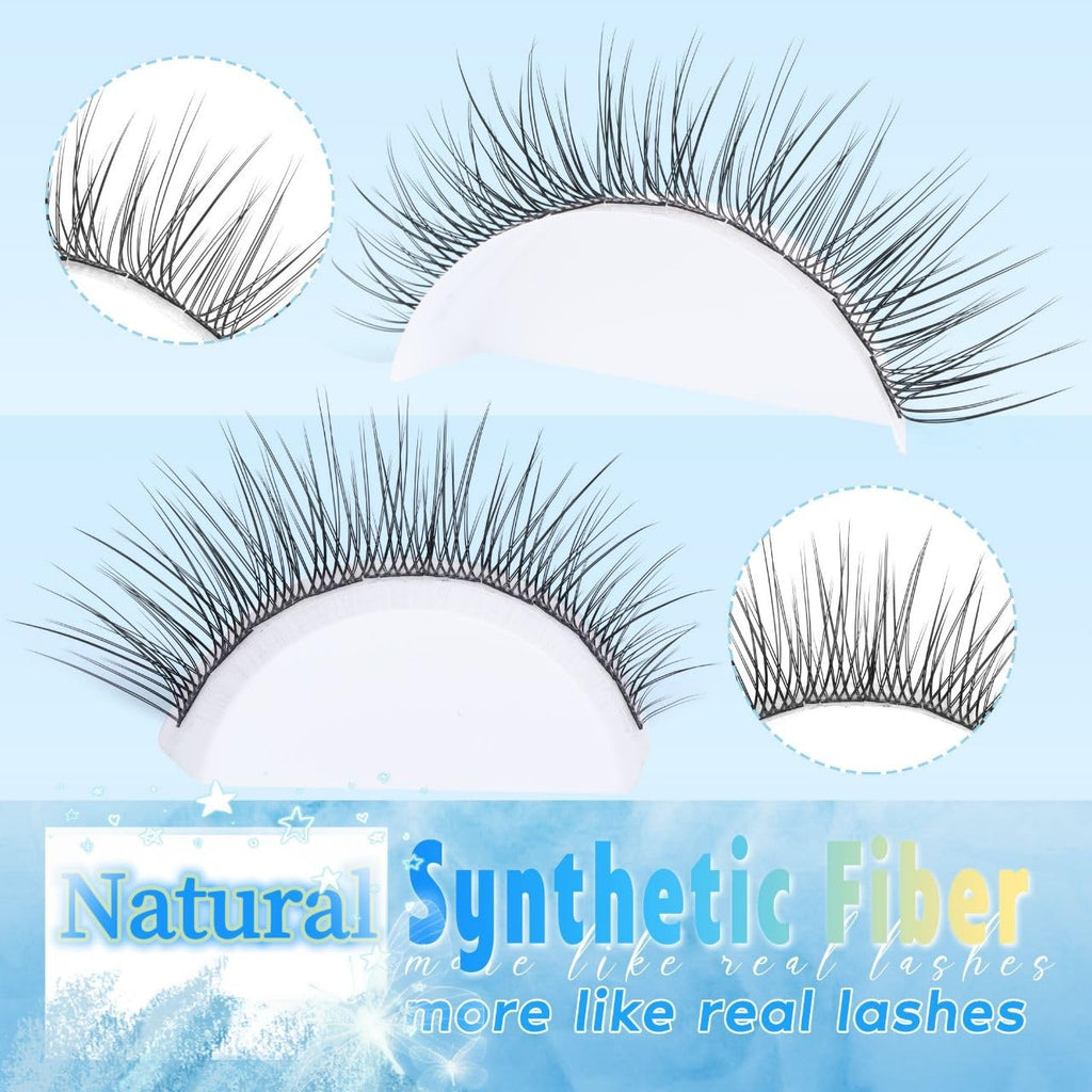 Natural Lash Clusters DIY Lash Extension Wispy Eyelash Clusters C-curly Cluster Eyelash Extension 10-14MM Individual Lashes Eyelash Extension Faux Mink Lash Clusters by Newcally