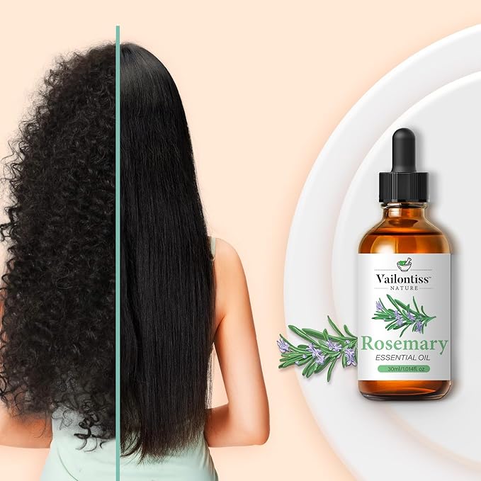 Rosemary Oil, Scalp & Hair Strengthening Oil, Rosemary Oil for Hair Growth, Dandruff Removal and Hair Strengthening for All Hair Types(Rosemary Oil, 30ml)